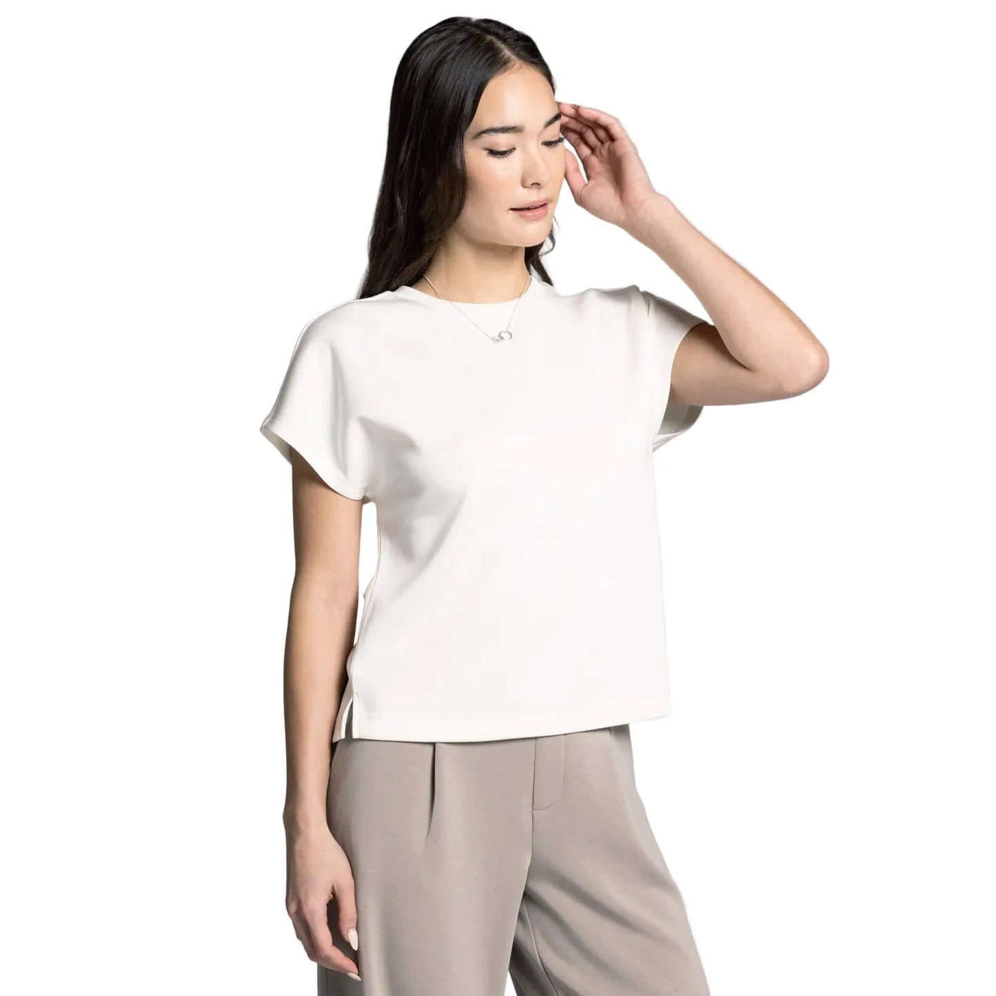 Women's Thread and Supply Gabriella Top T4368MPSTS-WHT