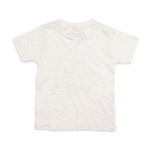 Girl's Beige Dot Pumpkin Bow Short Sleeve T-shirt