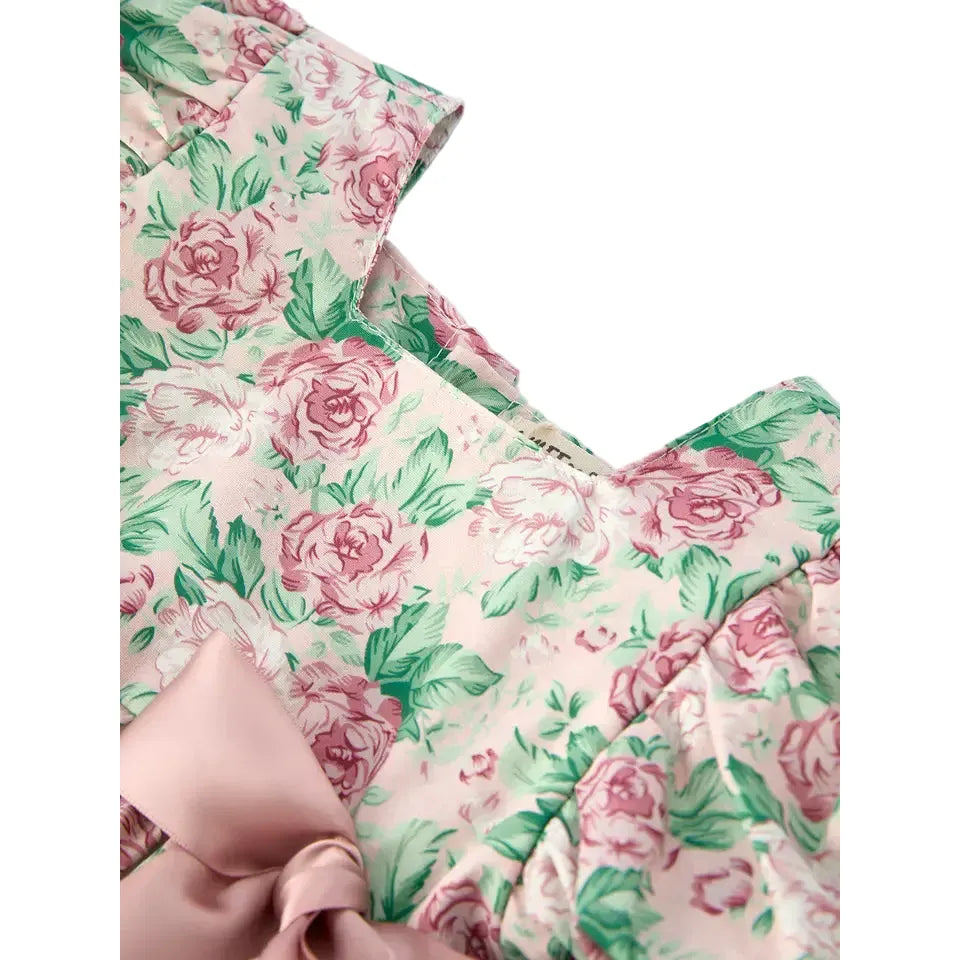 Girl's Infant Vintage Rose Romper