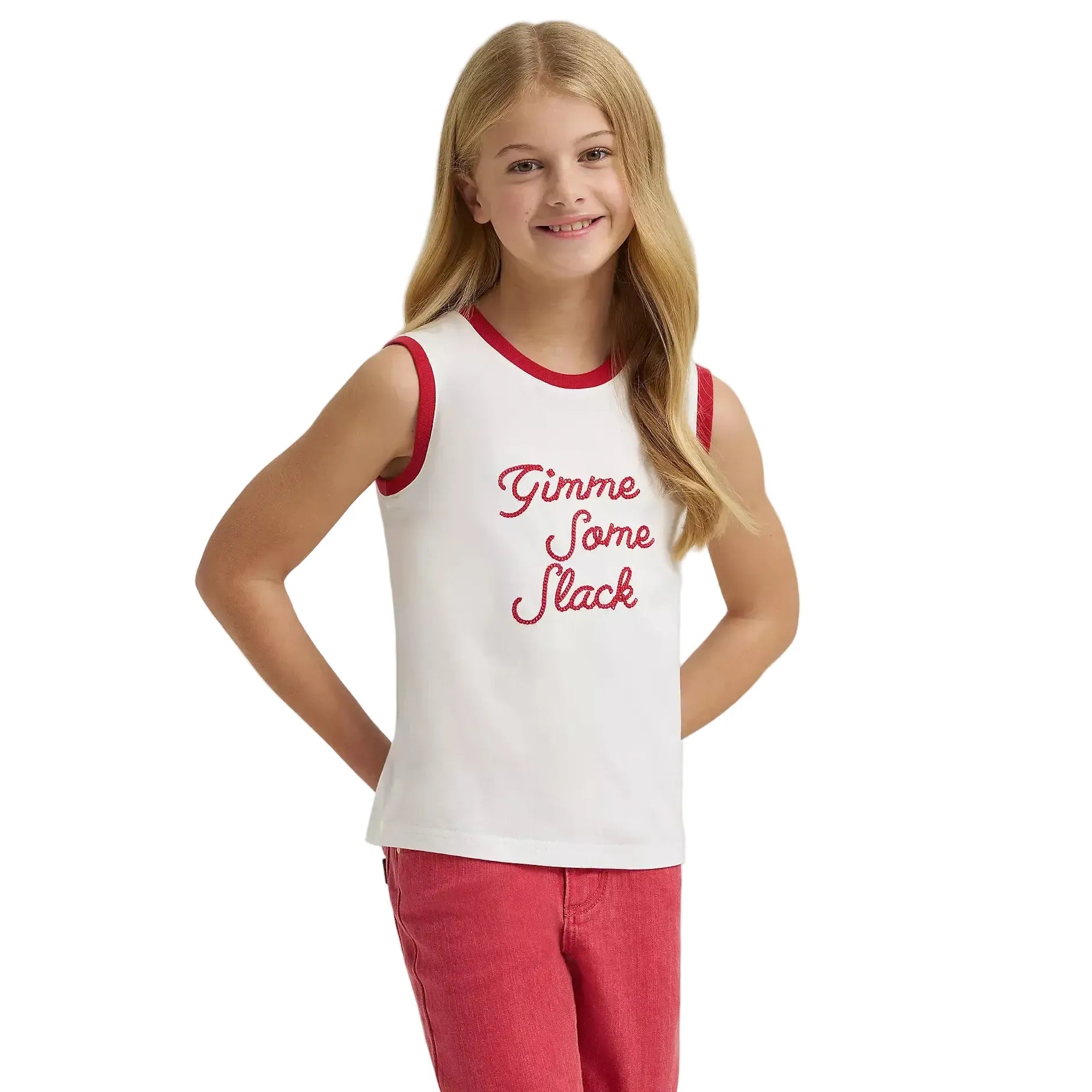 Girl's Lainey Wilson x Wrangler Gimme Some Slack Tank 112380478