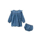 Girl's Wrangler Denim Trapeze Dress