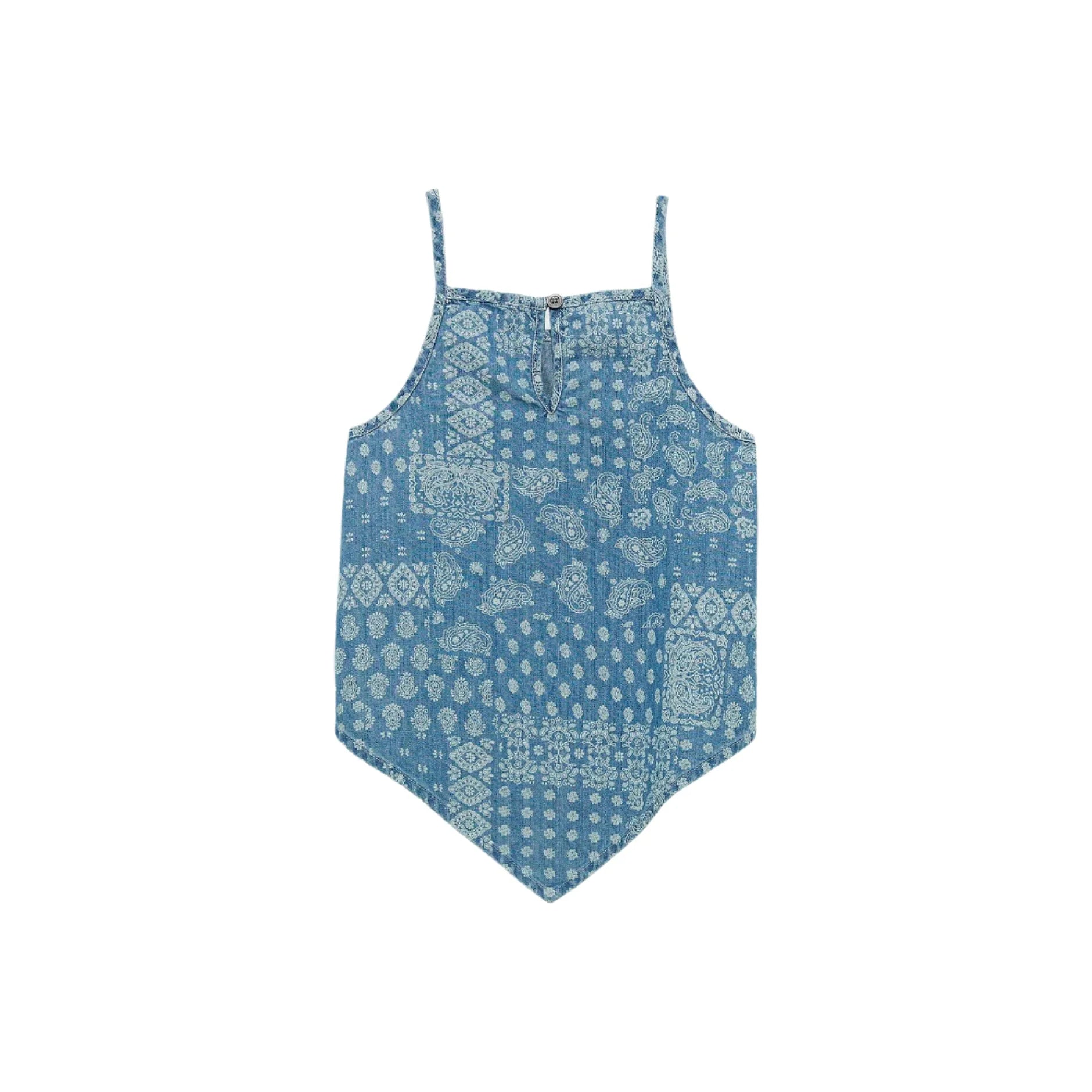 Girl's Wrangler Hankerchief Hem Trapeze Tank 112365061 - Crazy House Western Wear