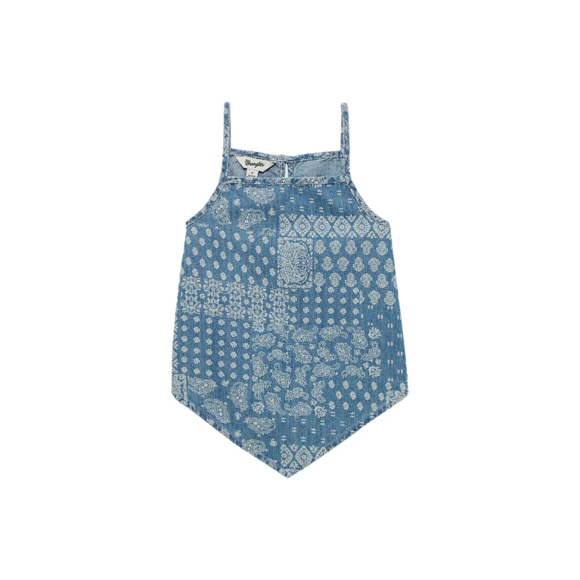 Girl's Wrangler Hankerchief Hem Trapeze Tank 112365061 - Crazy House Western Wear