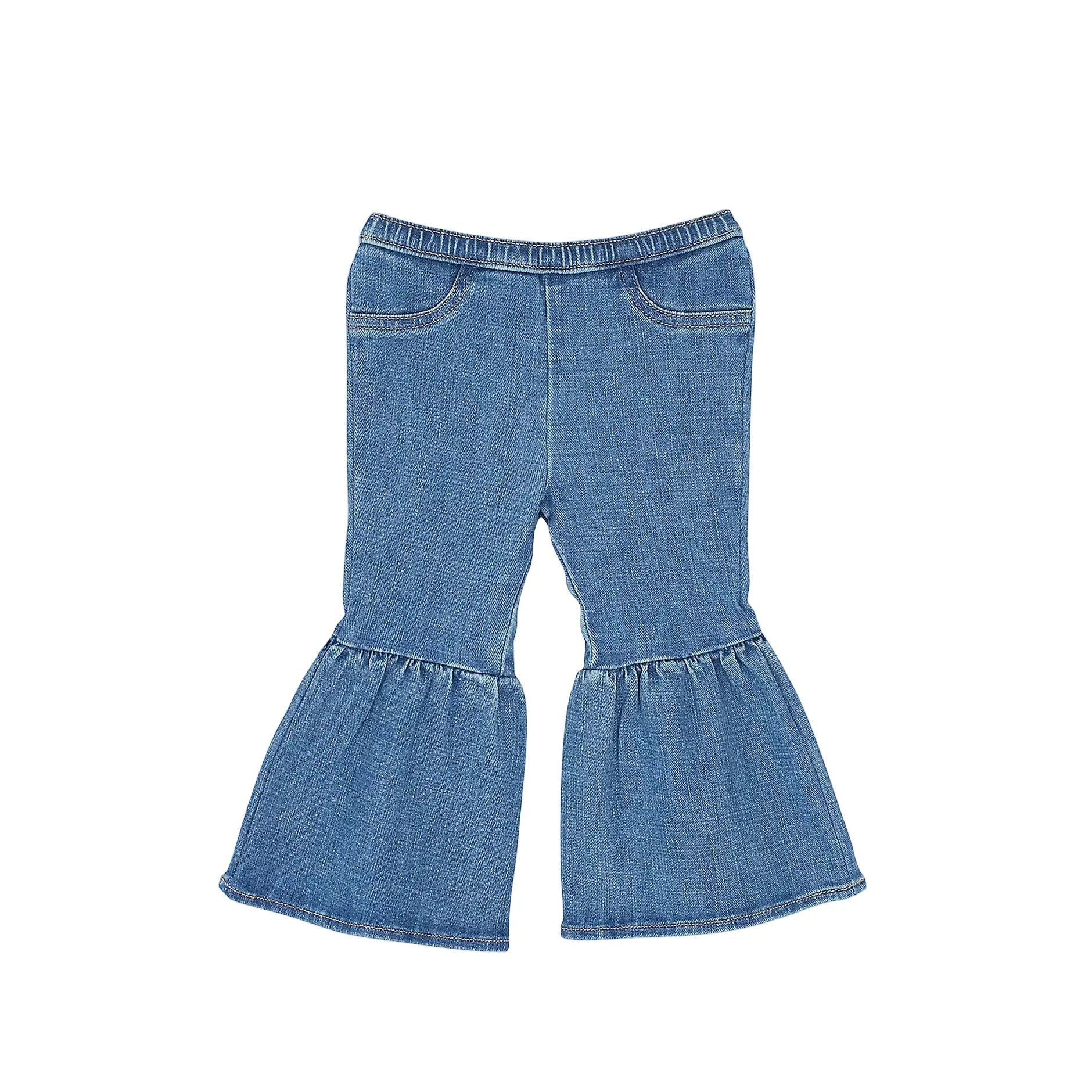 Girl's Wrangler Ruffle Leg Flare Jean 112367531