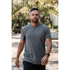 Men's Burlebo Go To Tee GTT-SGRY - Crazy House Western Wear