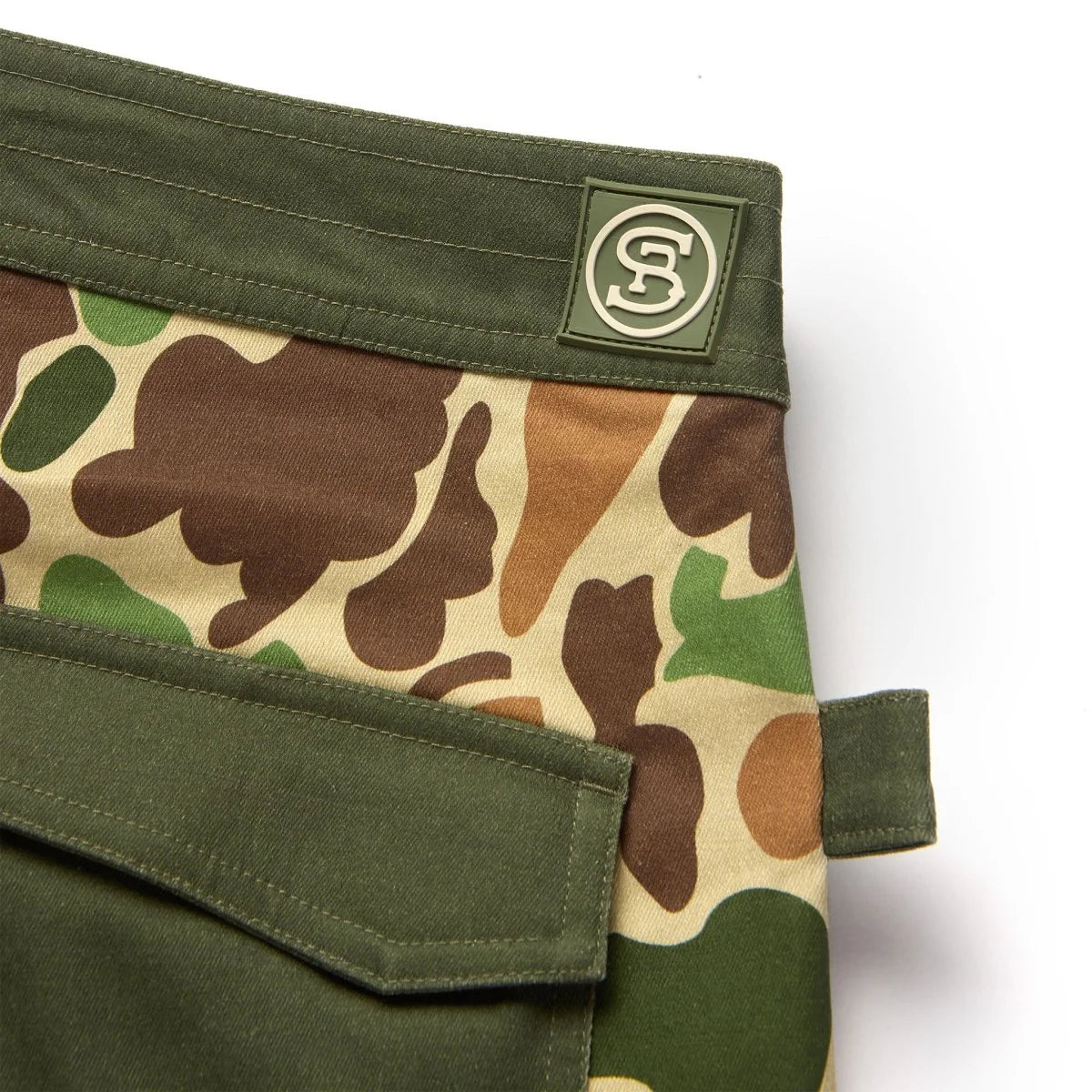 Men's Seager Boardshort Duck Camo Goldmine Trunks - Crazy House Western Wear