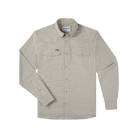 Poncho Men's Long Sleeve Tan and Brown The Guthrie Plaid Snap Shirt