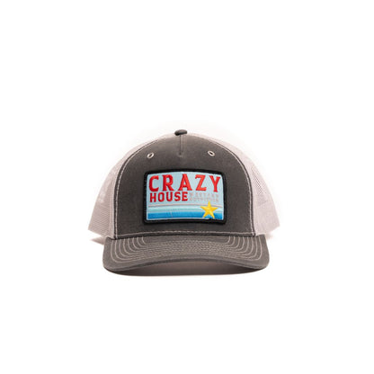 Crazy House Unisex Grey Snapback with Outfitter Patch - Crazy House Western Wear