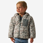 Burlebo Boy's Classic Deer Camo Mountain Fleece Hoodie Jacket Y-MFHJ-CDC