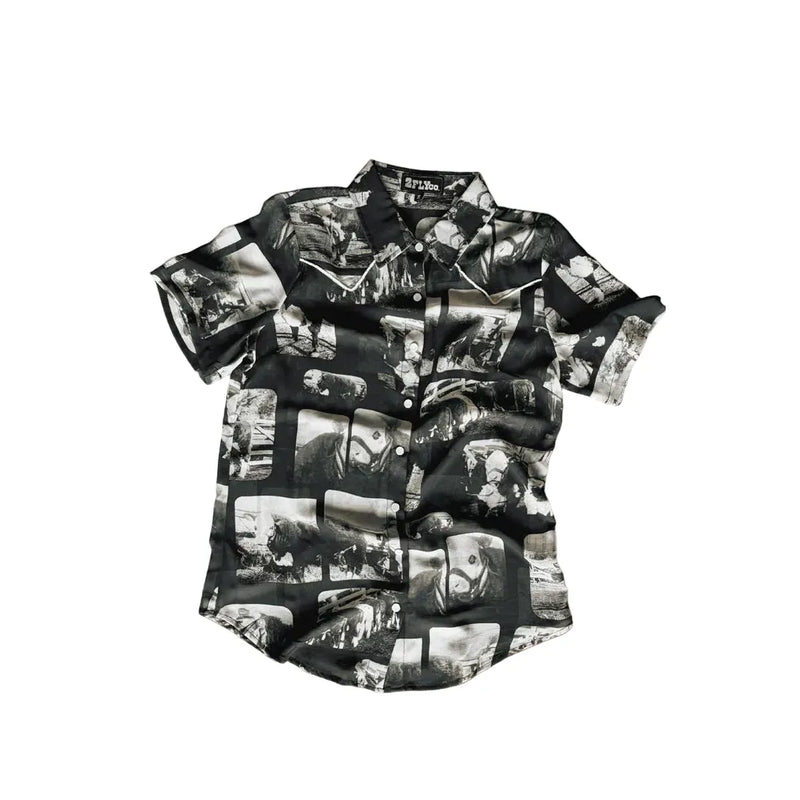Women's TwoFly Short Sleeve Hereford Mesh Snap Shirt 