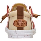 Men's Hey Dude Burnt Red Wally Craft Linen Casual Shoes 43086-7BI