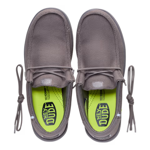 Men's Hey Dudes Wally Work Comp Toe Slip On Shoe 44349-029