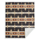HiEnd Yosemite Campfire Sherpa Throw Blanket