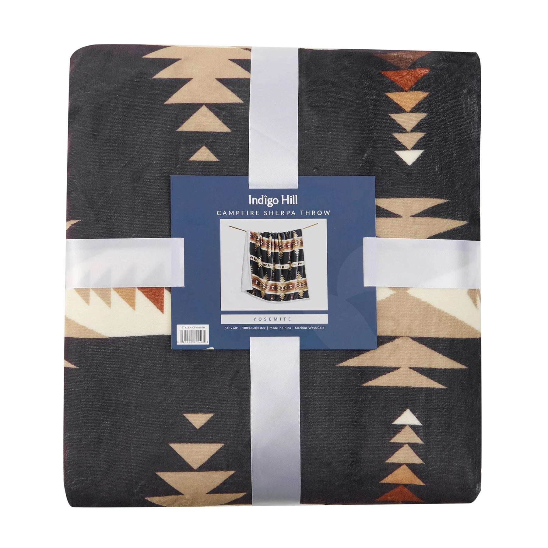 HiEnd Yosemite Campfire Sherpa Throw Blanket