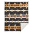 HiEnd Yosemite Campfire Sherpa Throw Blanket