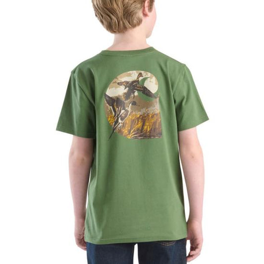 Boy's Carhartt Short Sleeve Duck Pocket T-shirt CA6743-GL9
