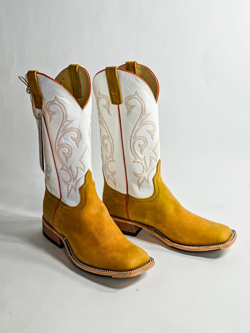 Anderson Bean Rivalry Series Rust Crazy Horse Square Toe Boots