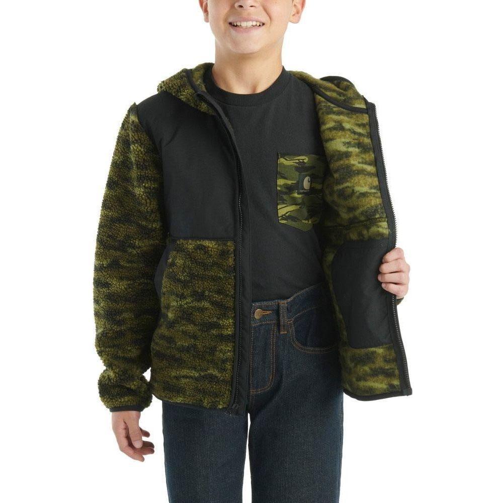 Boy's Carhartt Full-Zip Sherpa Jacket CP8585-CR29 - Crazy House Western Wear
