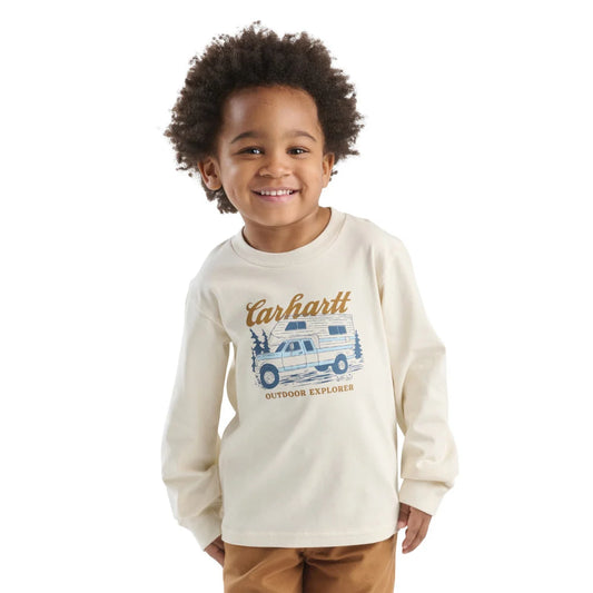 Boy's Carhartt Long Sleeve Camping T-shirt CA6733-CA35