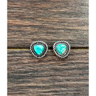 Isac 7mm Irregular Gemstone Stud Earrings 724829-1