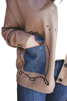 Women's TwoFly Cattle Babe Cardigan Sweater 