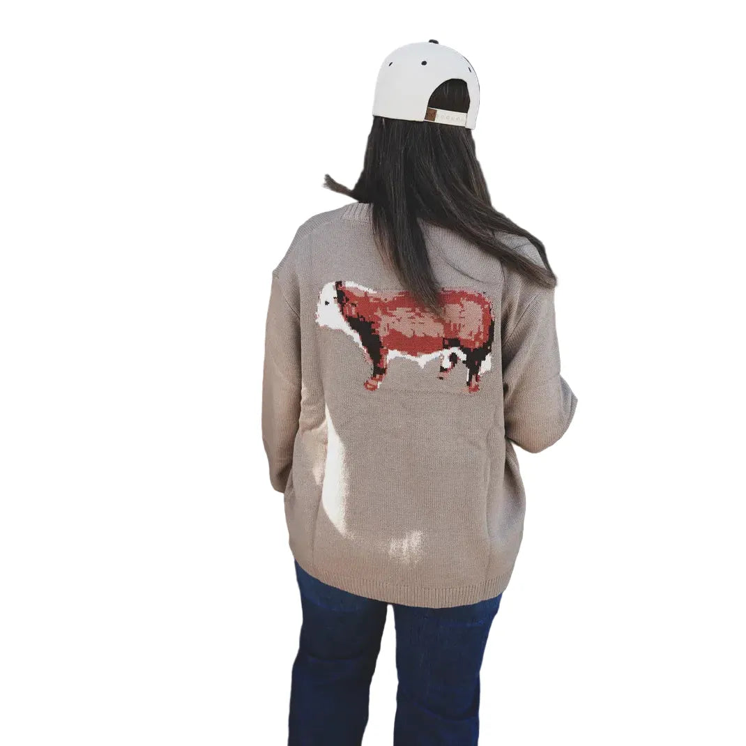 Women's TwoFly Cattle Babe Cardigan Sweater 