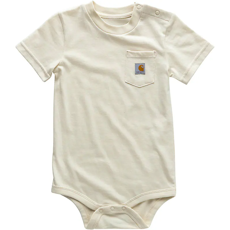Kid's Carhartt Short Sleeve Pocket Body Suit CA5009-CP52 - Crazy House Western Wear