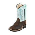 Kid's Old West Toddler Brown Cowhide Boots BSI1909