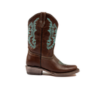 Kid's Tanner Mark Brown Cowhide Boots TMG205131