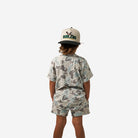 Burlebo Boy's Mallard Mayhem Camo Vintage Washed Tee Y-VWT-MMAYC