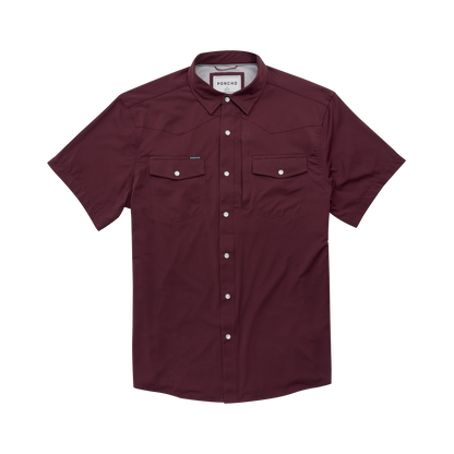 Men's Poncho "The Kyle" Pearl Snap Short Sleeve Shirt