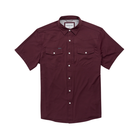 Men's Poncho "The Kyle" Pearl Snap Short Sleeve Shirt