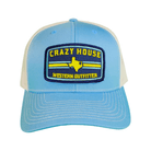 Light Blue Snapback with Outfitter Patch - Crazy House Western Wear
