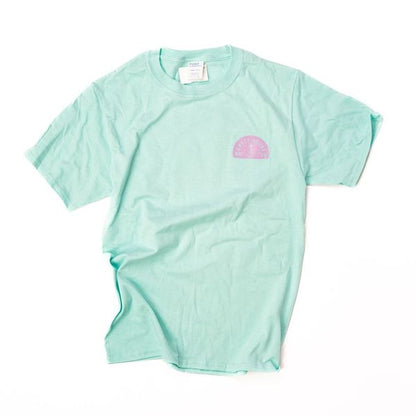 Teal and Lilac Cross Crazy House Specialty Shirt - Crazy House Western Wear