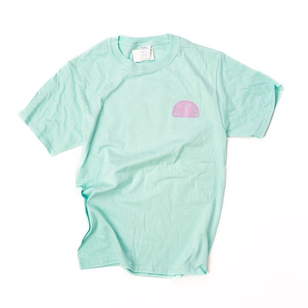 Teal and Lilac Cross Crazy House Specialty Shirt - Crazy House Western Wear