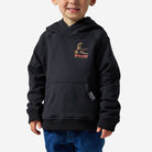 Burlebo Boy's Black Duck Wild Fleece Hoodie Y-FH-DKW-BLK