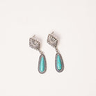 Women's Isac Turquoise Earrings 725713 - Crazy House Western Wear
