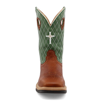 Men's Twisted X 12" Steel Toe Western Boot MLCS002 - Crazy House Western Wear