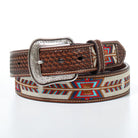 Men's 3D Western Aztec Print Belt D100013702 - Crazy House Western Wear