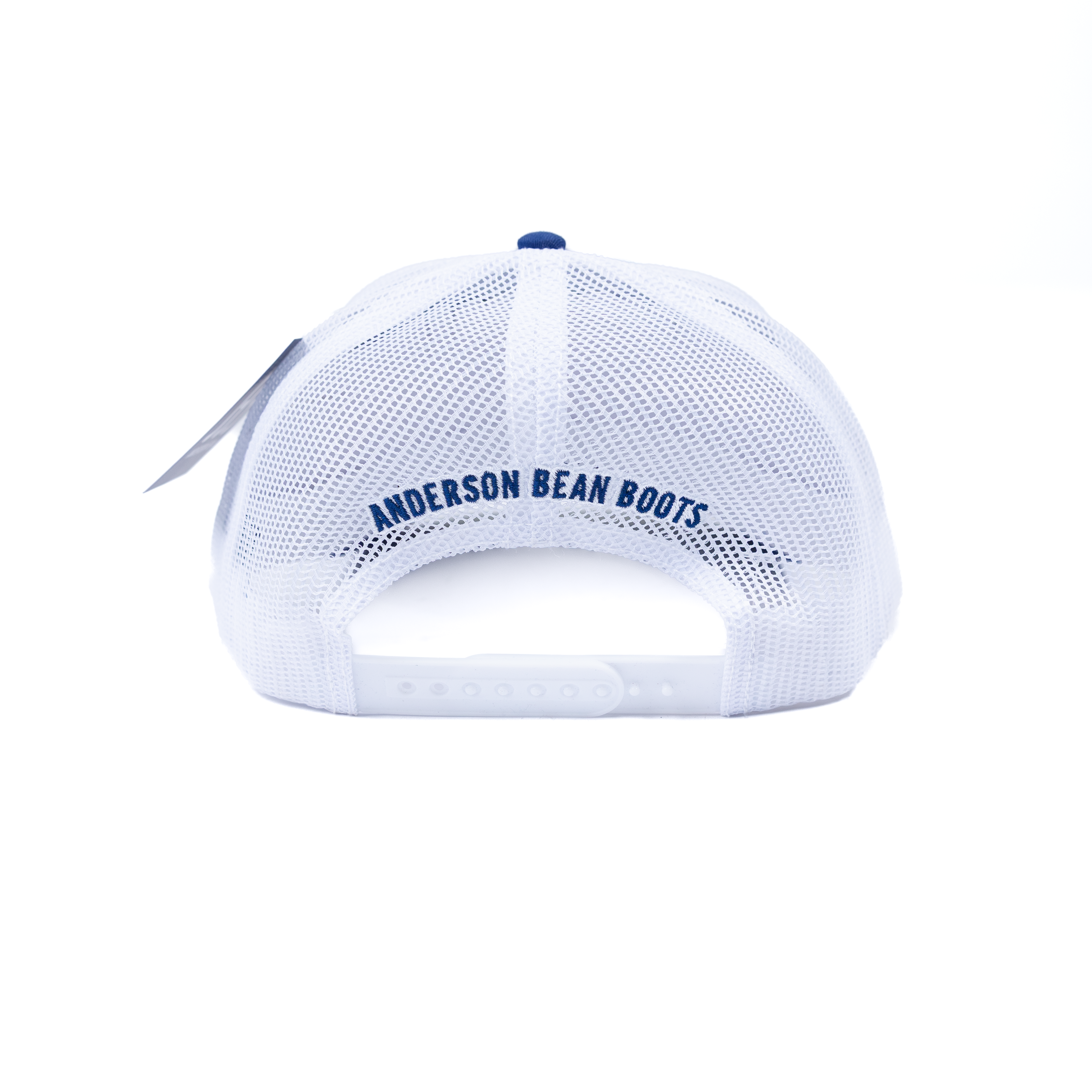 Men's Anderson Bean Blue and White Mesh Snapback