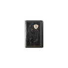 Men's Ariat Black 100% Leather Trifold Style Floral Designed Wallet A3559901 - Crazy House Western Wear