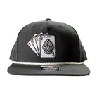 Men's Ariat Black Embroidered Ace Playing Cards Cap A300086901