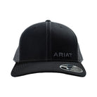 Men's Ariat Black Mesh Cap with Stitching 1597501