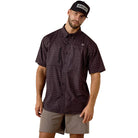 Men's Ariat Black Printed VentTEK Classic Fit Shirt 10073431