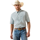 Men's Ariat Blue Elixir Plaid Pro Series Proctor Classic Fit Shirt 10071613