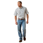 Men's Ariat Blue Elixir Southwest Print Pier Classic Fit Shirt 10071730