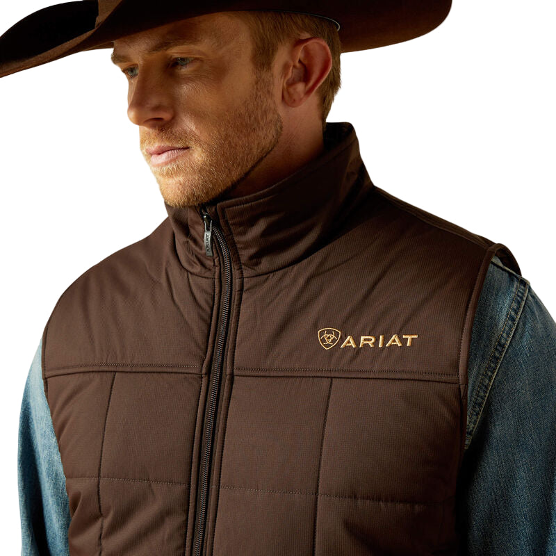 Men's Ariat Brown Crius Insulated Vest 10062603
