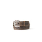 Men's Ariat Brown Leather Tooled Belt A1012402