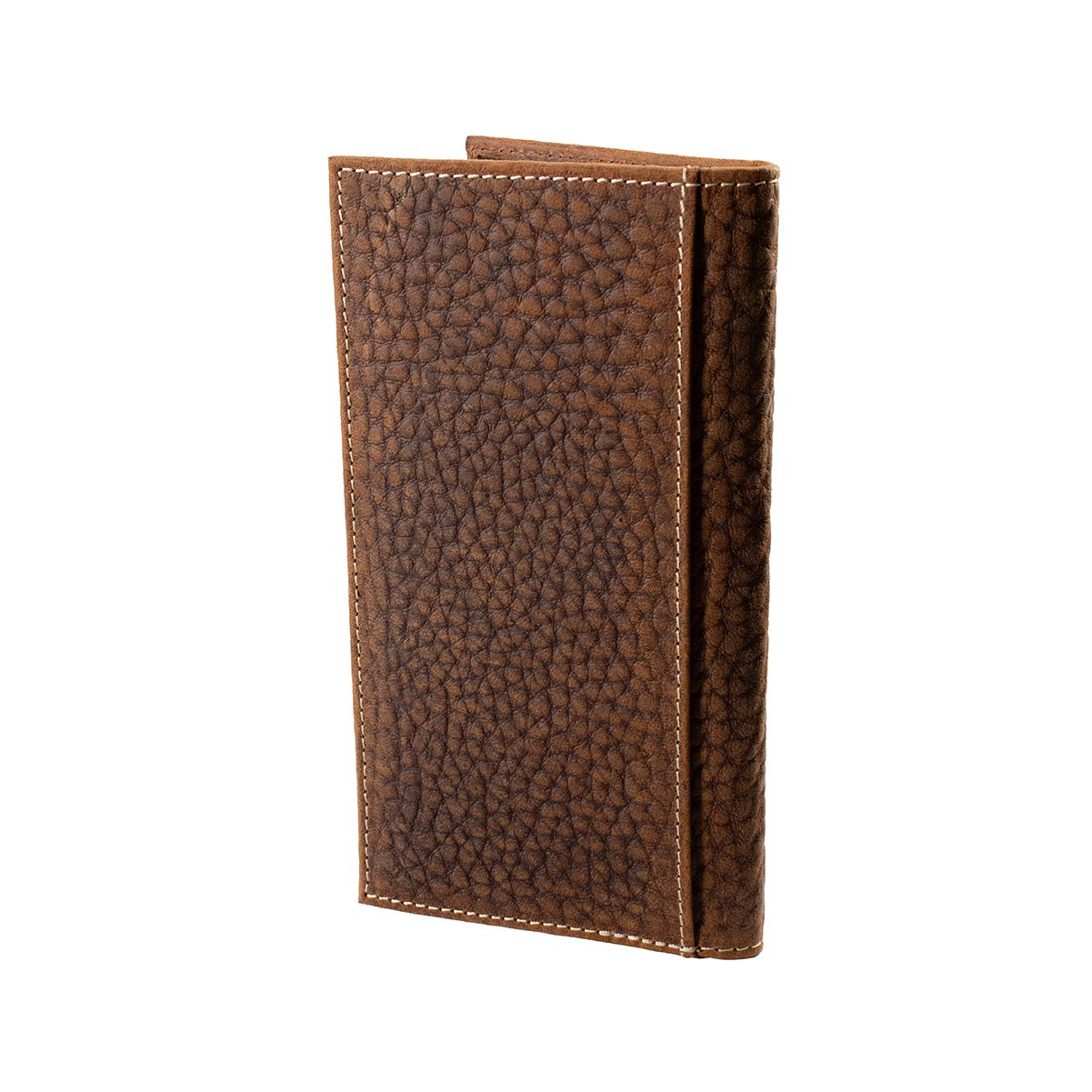 Men's Ariat Brown Rodeo Style Textured Wallet A3564702