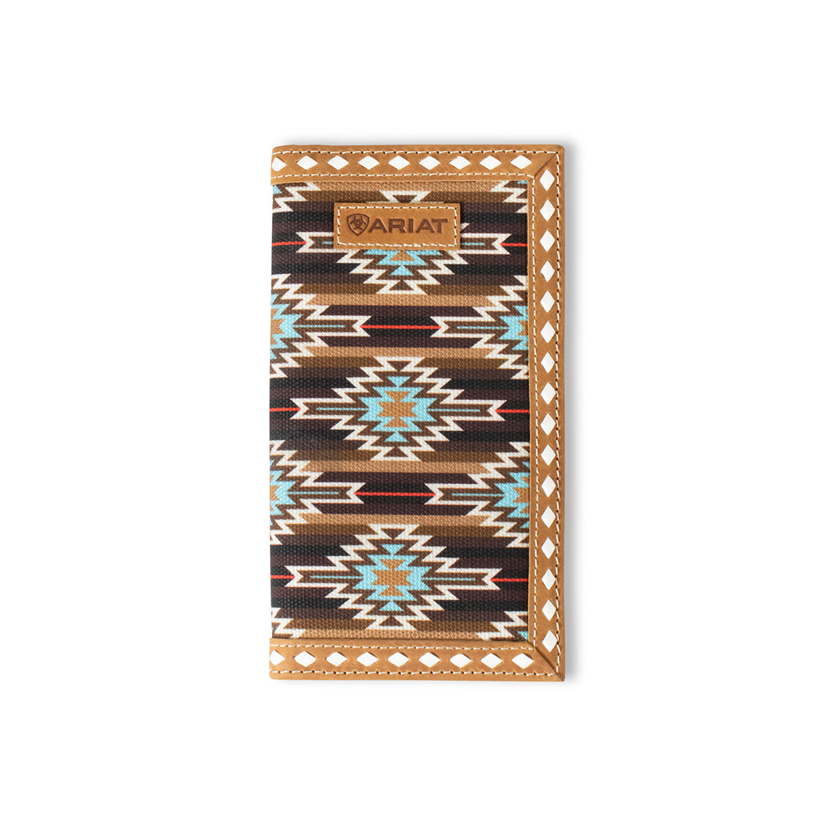 Men's Ariat Brown Rodeo Style Wallet A3559102 - Crazy House Western Wear